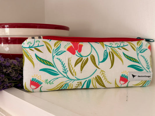 Funky Floral Small Zipper Bag